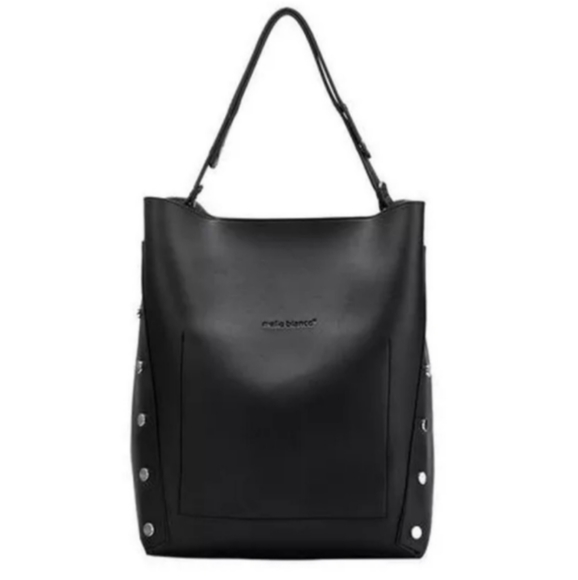 Melie Bianco Tote Bag with Stud details - Picture 4 of 4